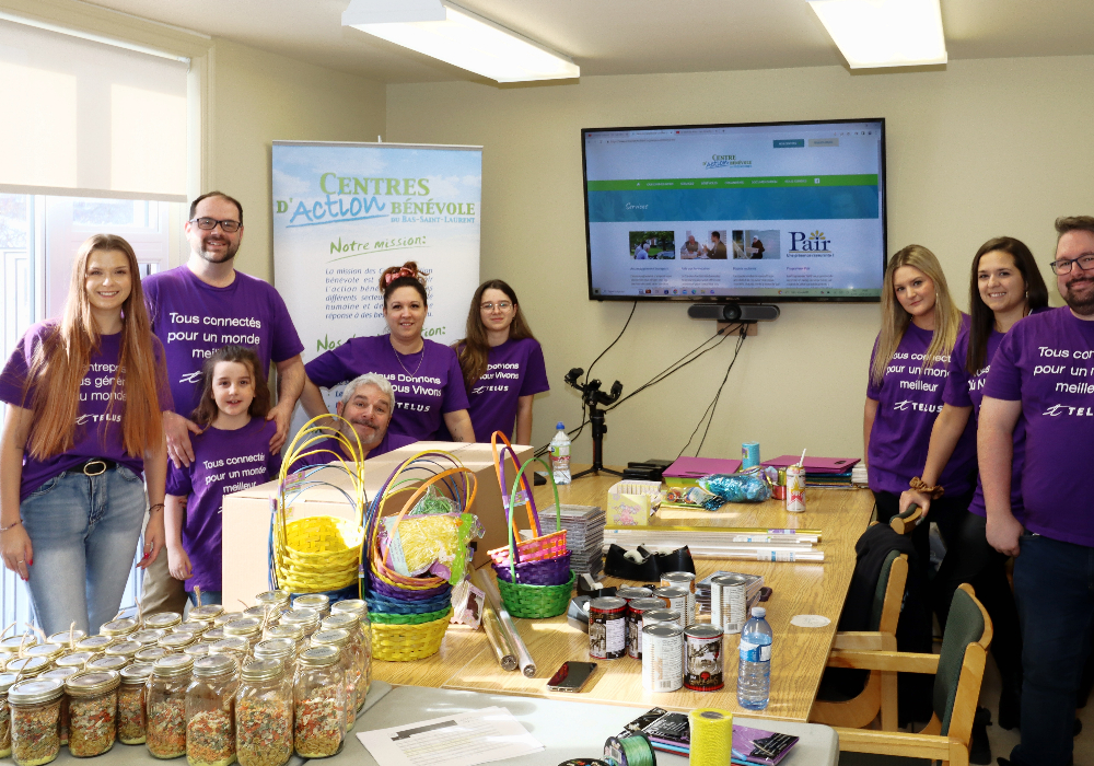 TELUS se rallie &agrave; la Semaine de l&rsquo;action b&eacute;n&eacute;vole